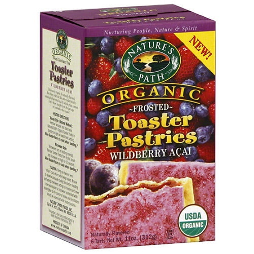 Nature's Path Organic Frosted Wildberry Acai Toaster Pastries, 11 oz