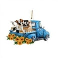 thumbnail image 4 of Ornements Suspendus Mignons en Forme de Chien de Voiture 3D, 4 of 9