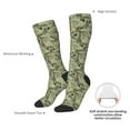 thumbnail image 4 of Fotbe Tropical Plants Green Calcetas Divertidas Estampadas para Hombre y Mujer, Calcetas de Algodón hasta la Rodilla para Caminar, Correr, Enfermería y Embarazo, 4 of 6