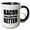 Black/White, variant on 3drose, Bacon Makes Everything Better, 11oz Two-tone Green Mug