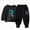A22-Black, variant on Toddler Boy Clothes Boy Fall Winter Outfit School Casual Long Sleeve Letter Sweatshirt Plaid Jogger Pants Set 2T 3T 4T 5T 6T 7T 8T 9T Little Boys Winter Outfits Clothes(4-5 Years,Blue)