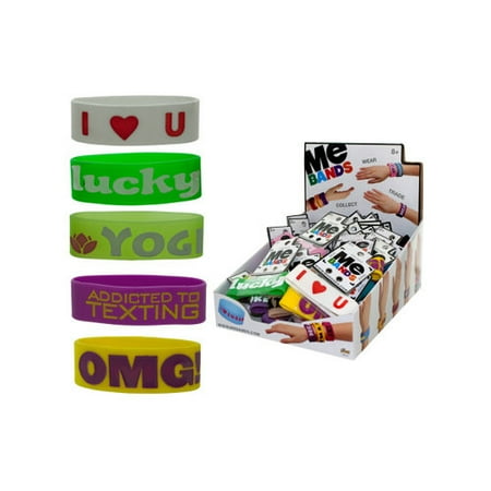 Bulk Buys KA130 Me Bands Asst 36Per Pdq Case of 36