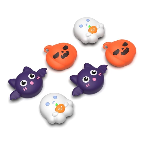 PlayVital Thumb Grips for Nintendo Switch 2, Silicone Joystick Caps (6-Pack) - Cute Accessories Analog Stick Covers for Joycon 2 - Halloween Style