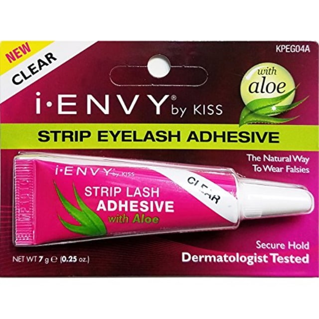 kiss i envy clear 04 eyelash adhesive strip 0.25oz (2 pack)