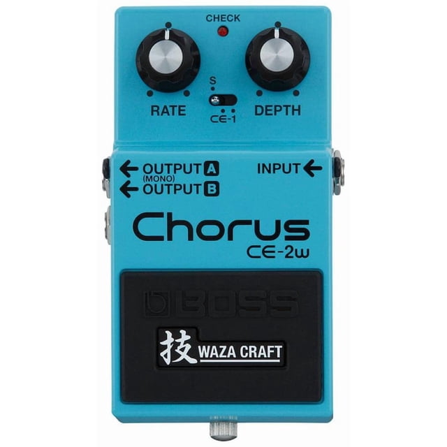 Pedal BOSS CE-2W Azul de Alto Rendimiento BOSS PEDALBOSS EDICION ESPECIAL WAZA CHORUS CRAFT CE-2W