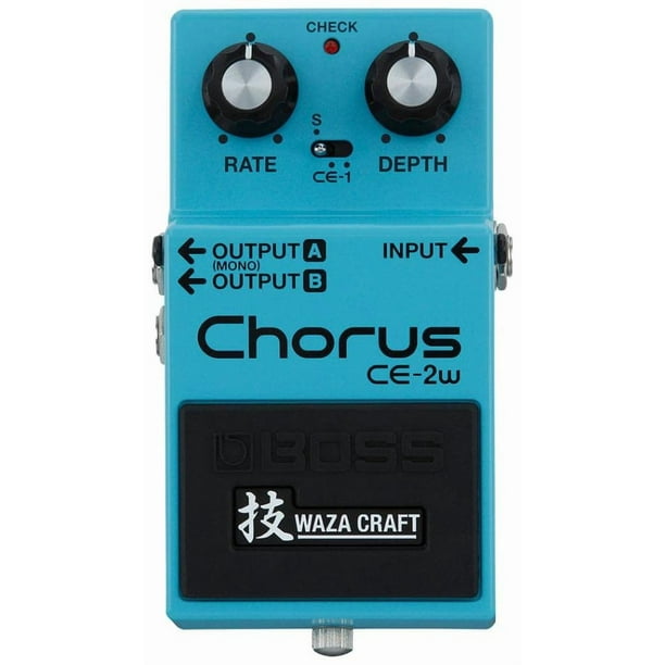 Pedal BOSS CE-2W Azul de Alto Rendimiento BOSS PEDALBOSS EDICION ESPECIAL WAZA CHORUS CRAFT CE-2W
