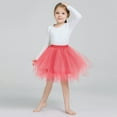 thumbnail image 2 of EnJoCho Baby Girls Soft Tutu Skirt toddler Kids Solid Party Carnival Girl Mesh Tulle Princess Skirt Little & Big Children Summer Fashion Party Dresses 6-10 Years, 2 of 4