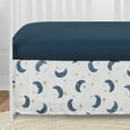 thumbnail image 3 of Sweet Jojo Designs Moon Bear Blue and Gold 4 Piece Crib Bedding Set, 3 of 6