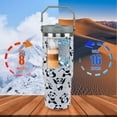 thumbnail image 4 of Panda Gifts for Women 30 oz Panda Tumbler with Handle Vacuum Reusable Insulated Tumblers with Flip Straw and Top Handle Stainless Steel 30 oz Coffee Mug Panda Cup Cold for 24 Hours, 4 of 6