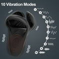 thumbnail image 5 of TLUDA Penis Ring for Man Testicle Massager Vibrator Sex Toys for Men, 5 of 5