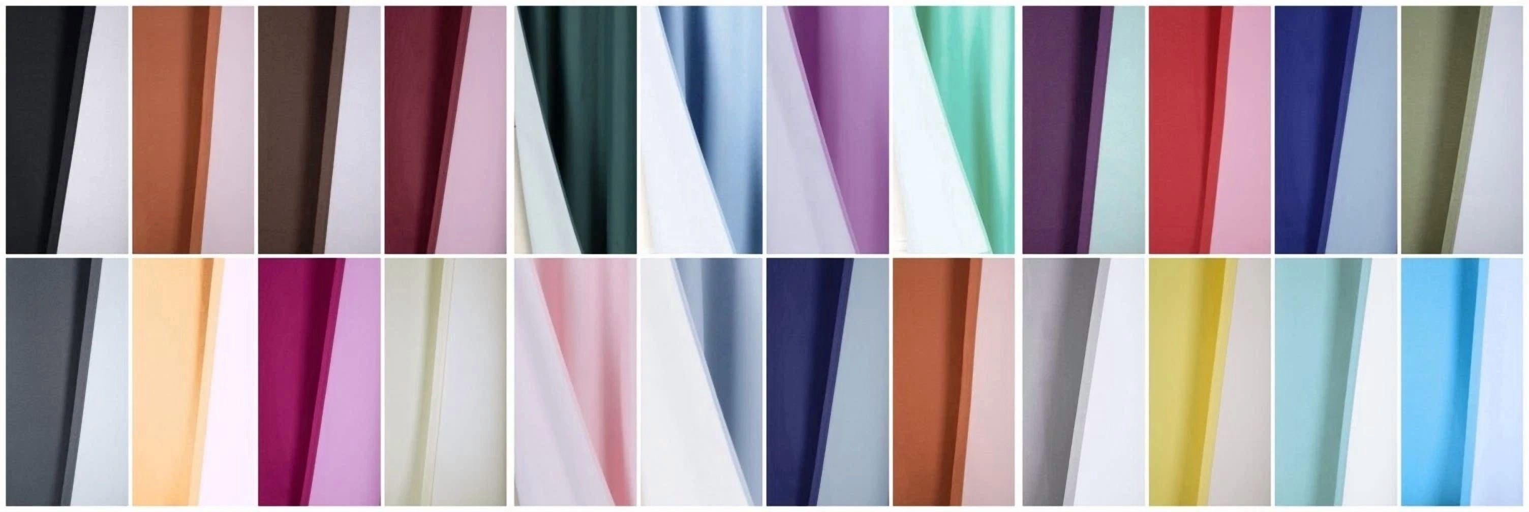 Set of 2 panels persian collection matte finish Not shiny Turquoise solid blackout with rod pocket foam lined window curtain drape R64 84 length