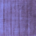 thumbnail image 1 of Ahgly Company Machine Washable Indoor Square Solid Blue Modern Area Rugs, 3' Square, 1 of 4