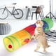 thumbnail image 2 of Juguete del túnel del gato, juguete plegable del gato del túnel del gato del poliéster del gato del animal doméstico altamente versátil Jadeshay A, 2 of 8