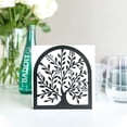 thumbnail image 3 of Napkin Holder for Tables, Vintage Metal Freestanding Tissue Dispenser, Black Cast Iron Vertical Tabletop Paper Napkin Holder Stand for Dinner Home Kitchen Restaurant Picnic Party (Tree of Life), 3 of 9