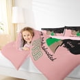 thumbnail image 4 of Homewish Western Black Princess Queen Comforter Set, Cute Cartoon Girl Bedding Sets, Teens Kids Girls Women Reversible Bedding Comforter Set, Lightweight Room Decor, 3pcs, 4 of 8