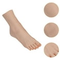 thumbnail image 6 of TOOYFUL Mannequin Foot Foot Model Display Shoes Display Props Jewelry Display Stand Medium Stocking Mannequin Manikin Feet for Retail Right foot, 6 of 10