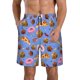 thumbnail image 1 of Fotbe Fastfoods Trajes de Baño Estampados para Hombre, Shorts de Verano de Secado Rápido, Ropa de Playa, Bañadores-Large, 1 of 6