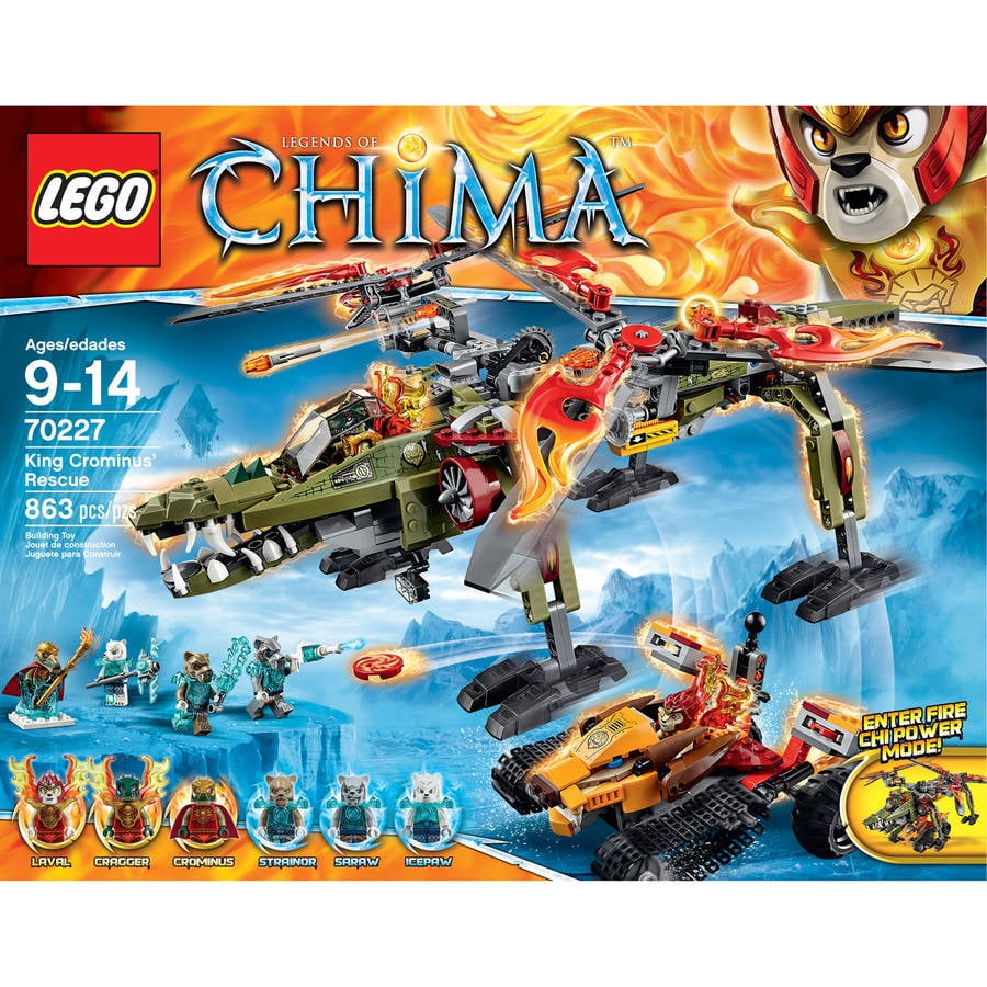 Sammenligning Offentliggørelse fup LEGO Chima King Crominus' Rescue, 70227 - Walmart.com