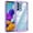 Purple, variant on Feishell Fit for Samsung Galaxy A52 5G Clear Case,Support Wireless Charging,Fall Protection Back PC Transparent TPU Frame Plating Button Lightweight Slim Phone Case,Black
