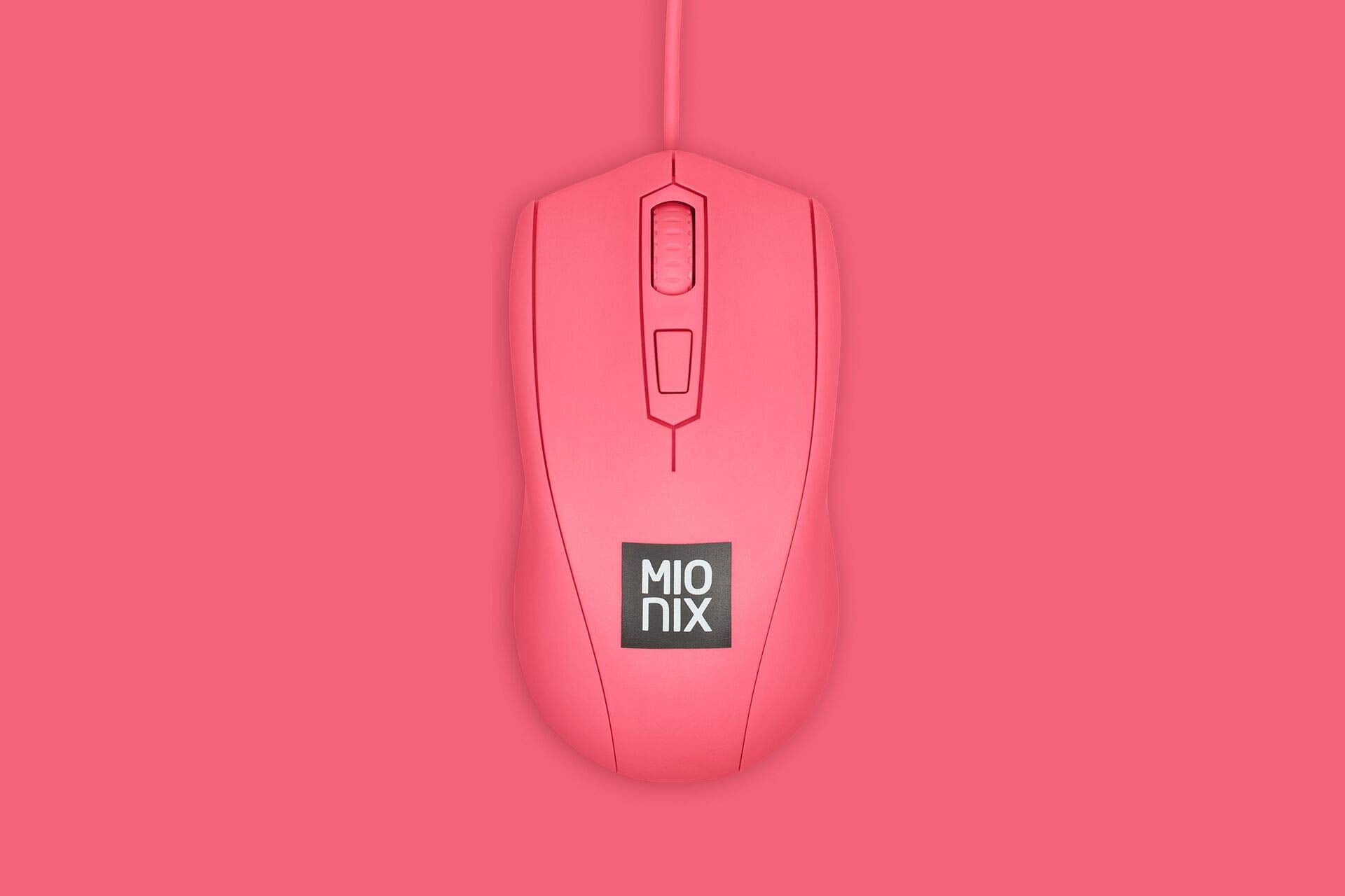 Mionix Avior Souris de Jeu Optique Ambidextre (Pêche/rose)