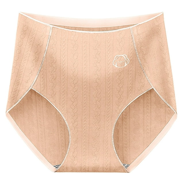 B91xZ Culottes Invisibles pour Femmes, Bikini Extensible Doux Underwears, TG Beige