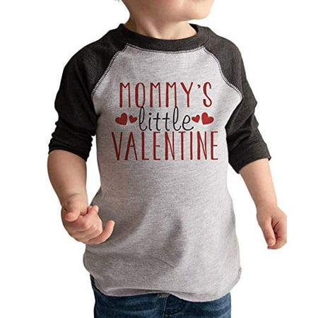 

7 ate 9 Apparel Kids Mommy s Little Valentine Grey Shirt