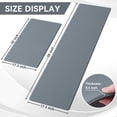 thumbnail image 2 of Buganda Kitchen Rugs and Mats, Sets of 2 Non Slip Waterproof kitchen Rugs, Anti Fatigue Kitchen Mats for Floor, 17.3"x59"+17.3"x29", Grey, 2 of 9