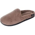 thumbnail image 2 of Roxoni Men's Slippers Slip On Terry Clog Comfort House Slipper Indoor/Outdoor Brown, 2 of 5