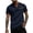 Navy, variant on Men's Waffle Knit Henley T-Shirt Notch V Neck Short Sleeve Casual Summer Beach Top Color Block Breathable Shirt Regular Fit Lightweight Fashion Tee with Pocket