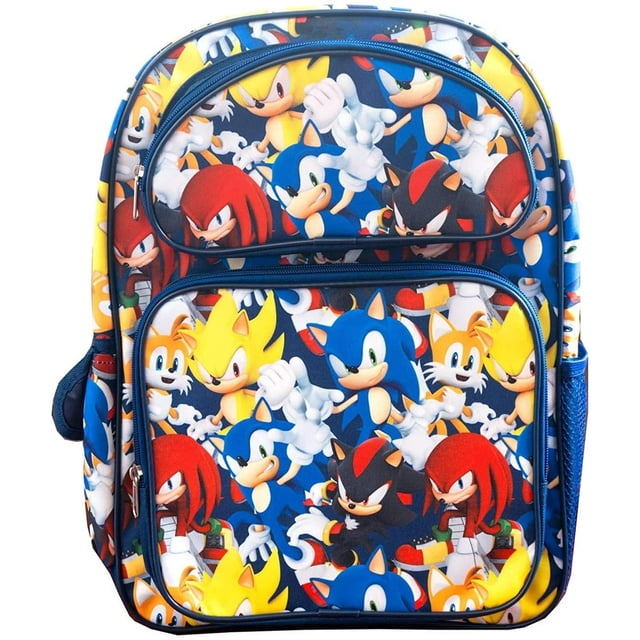 Mochila Escolar Accesorios Innovadores Sonic the Hedgehog 16"