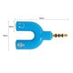 thumbnail image 2 of Adaptador de audio Teléfono Convertidor de audio Divisor Auricular Conector de micrófono GeweYeeli EL4714-01B, 2 of 7
