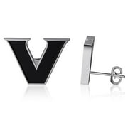 Dayna Designs Vanderbilt Commodores Enamel Post Earrings