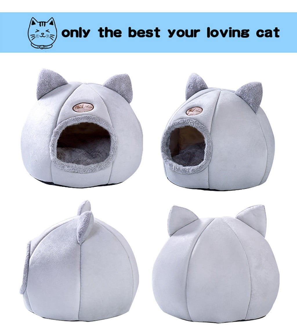 Outdoor Cat House Clearance Cat Bed for Indoor Cats, 2-In-1 Cat House Pet Supplies for Cat and Small Cat Or Dog - Animal Cave, Cat Tent Insulated Cat House Outdoor Winter