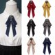 thumbnail image 2 of Cuello Estudiante femenina Estilo universitario Uniforme escolar femenino Camisa blanca Lazo Azafata Banco Hotel Ropa de negocios Pajarita, 2 of 6