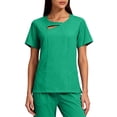 thumbnail image 4 of Scrubs for Women Set Stretch Fit Scrub Top & Jogger Pants Medical Nurse Uniforms Set, 4 of 5