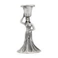 thumbnail image 2 of Canabro de de mesa, accesorio de fotografía antiguo, soporte de vela decorativo, portavelas para decoración de fiesta de dormitorio de boda Plata, 2 of 9