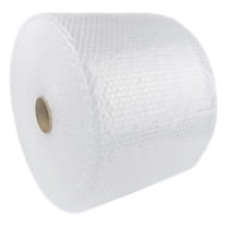 Bubble Wrap 700ft x 12" Clear Plastic, 3/16" Small Bubble, Perforated Every 12", 4 Rolls x 175ft Each, Made in USA
