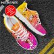 thumbnail image 1 of Zapatillas de deporte coloridas de enfermera con dibujos animados, zapatos para mujer con nombre personalizado, estampado de doctor, zapatos planos de malla con orgullo para damas, envío directo, 1 of 6