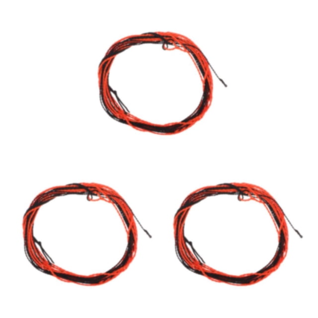 Eigraketly Tenkara Fly Fishing Line 11FT Furled Orange Leader and Black Braided Line Type1 NO1