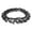 Black 9.05 inches, variant on Gothic Punk Bracelet Titanium Steel Bangle .05 inches