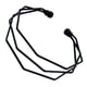 thumbnail image 4 of Brazalete abierto Yinane de acero inoxidable negro, 4 of 6