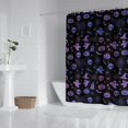 thumbnail image 2 of Purple Halloween Ghost Pumpkin Skull Pattern Shower Curtain 84"x72" ,Bathroom Decorative Shower Curtains Set with 12 Hooks,Modern Waterproof Washable Shower Curtain, 2 of 6