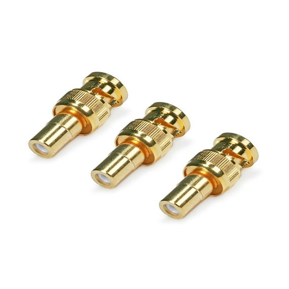 3 PCS BNC Male to RCA Female Adaptor Gold Plated, CNE579962