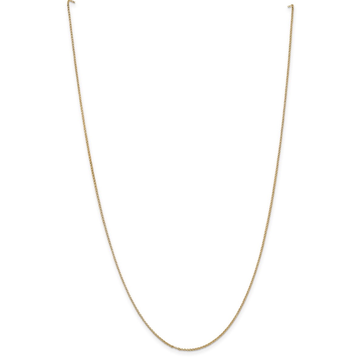 14K Yellow Gold 1.15mm Rolo Pendant Chain 20 Inch 14K Yellow Gold 1.15mm Rolo Pendant Chain 20 Inch