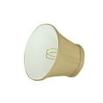 thumbnail image 4 of Aspen Creative 30274-2 Small Bell Shape Chandelier Clip-On Lamp Shade Set (2 Pack), Transitional Design in Beige, 5" bottom width (3" x 5" x 4" ), 4 of 6