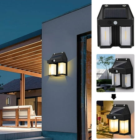 

Ckraxd Solar-Powered Courtyard Light with Human Body Induction for Outdoor Use Waterproof and Sun Protection