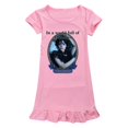 thumbnail image 2 of Addams Camisón Estampado Niños Niñas The Addams Family Sleep Dress Manga Corta Verano Cuello Redondo Vestidos Sueltos, 2 of 2