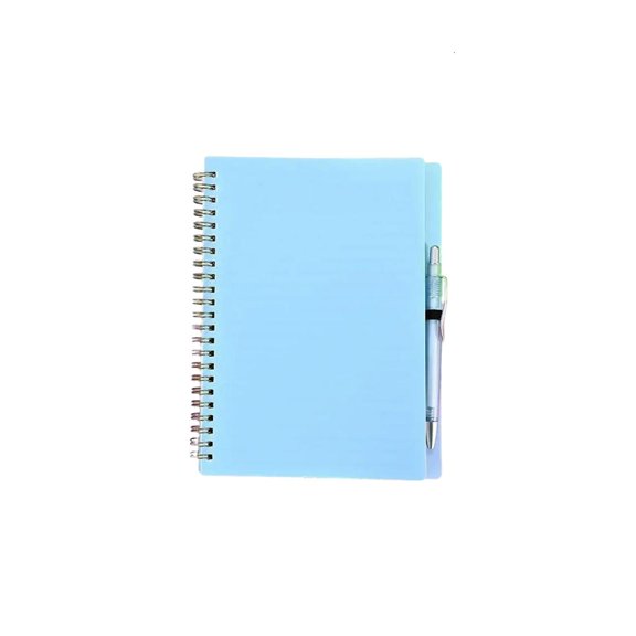 Ywmsfl Twin Coil Binding Journal Notebook 120 Pages 140 Pages Wide Lined Business Journal Writing Pad with Pen for