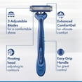 thumbnail image 5 of Gillette Sensor3 Men's Disposable Razor, Blue, 8 Razors, 5 of 12