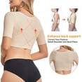 thumbnail image 5 of Gotoly Upper Arm Shaper for Women Post Surgery Compression Sleeves Slimmer Posture Corrector Tops Shapewear(Beige Medium), 5 of 7